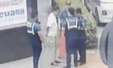 Fugitive caught after littering