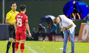 Assistant coach flees, coach Polking takes yellow card