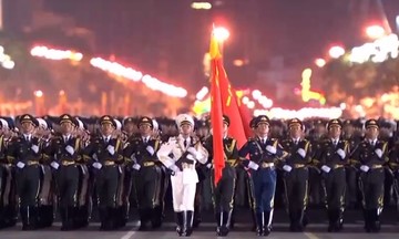 China holds overnight rehearsal for September 3rd parade