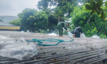 Man electrocuted while reinforcing roof against Typhoon Kajiki