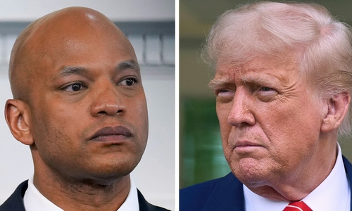 Trump clashes with Maryland governor