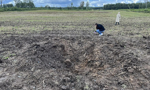 Ukrainian drone explodes over Estonia