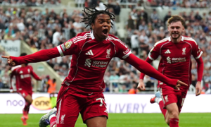 16-year-old midfielder secures Liverpool's dramatic win in the 10th minute of stoppage time