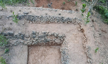 Remnants of the 'central great wall' in Gia Lai