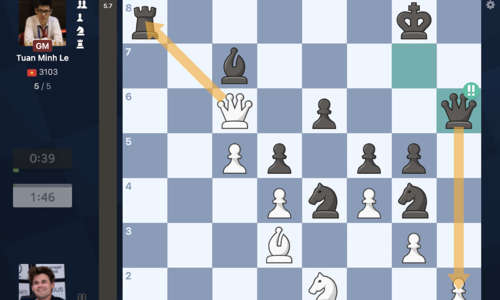 Le Tuan Minh defeats Carlsen with a rook sacrifice