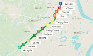 Traveling by metro to Hanoi's national day parade