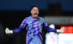 Grimsby goalkeeper ecstatic after Man Utd upset