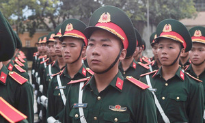 Soldier grieves father's passing while training for A80 national day parade