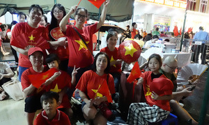 Spectators camp out overnight to secure spots for National Day parade rehearsal