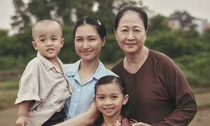 Rural attire in the music video for 'Mua do'