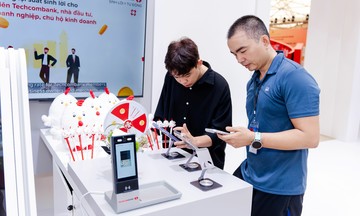 Techcombank's digital presence at the A80 exhibition