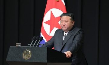 Kim Jong-un meets families of soldiers killed in Russia