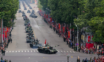 Two-hour parade rehearsal in Ba Dinh Square