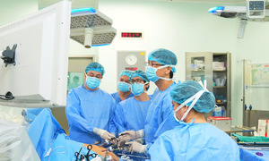 Son donates part of his liver to save father's life