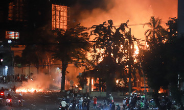 Indonesian finance minister's home looted amid protests