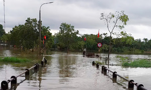 Central Vietnam sees sunshine and receding floodwaters