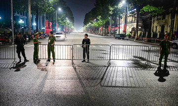 Tight security ahead of A80 parade in Hanoi
