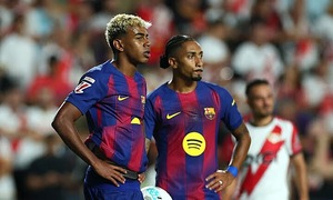 Barca struggles in draw against Vallecano
