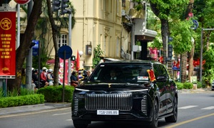 Vinfast vehicles showcased in National Day parade