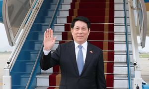 President Luong Cuong attends commemoration of victory over fascism in China