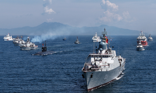 Naval parade marks 80th national day at Cam Ranh military port
