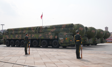 China showcases domestically produced arsenal in military parade
