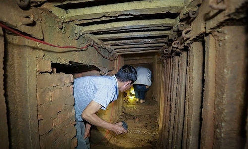 Two tunnel networks sheltered officials outside Hanoi