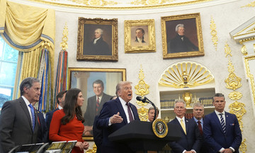Trump's efforts to leave his mark on Washington