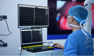 Spinal chordoma causes double vision