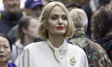 Angelina Jolie sports a new look with short hair