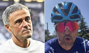 Coach Enrique hospitalized