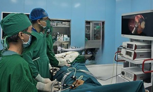 First laparoscopic appendectomy performed in Con Dao