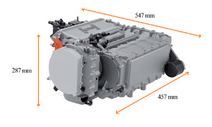Compact 4-cylinder gasoline engine designed for electric vehicles