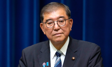 What happens after the Japanese prime minister's resignation?