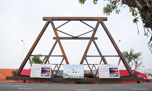 ATAD showcases 20-meter steel bridge replica at national achievements exhibition
