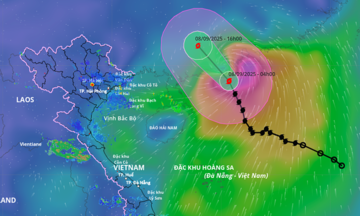 Typhoon Tapah intensifies to category 11, approaching China