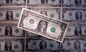 US dollar falls to near two-month low