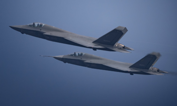 China showcases stealth fighter jet's missile arsenal