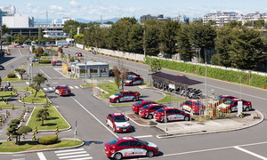 Highway driving simulation in Japan's driving tests