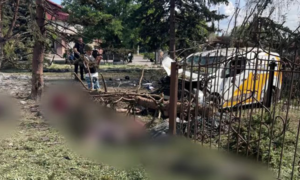 Ukraine accuses Russia of bombing civilians collecting pensions, killing 21