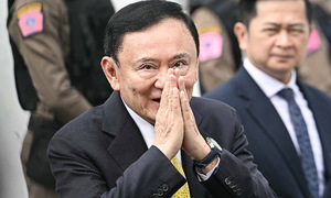 Thaksin appears before Thailand's supreme court