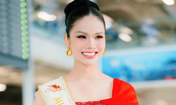 1.8m tall beauty competes in Miss International Queen