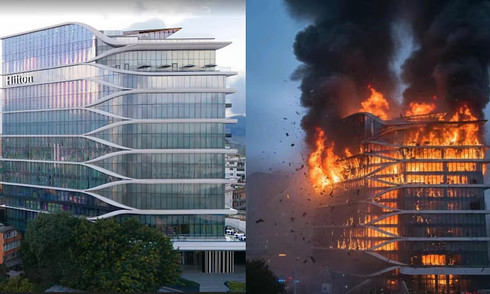 Nepal's tallest five-star hotel destroyed in protests