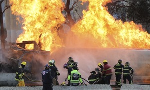 Tanker truck explosion in Mexico City injures at least 70