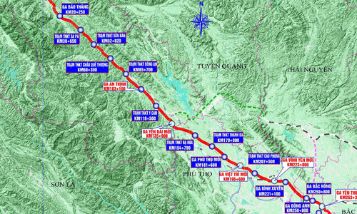 Land clearance underway for Lao Cai - Hanoi - Hai Phong railway