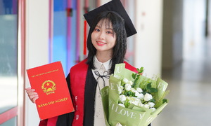 Foreign trade valedictorian achieves perfect score across 143 credits