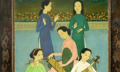 Vietnamese master's painting of women musicians fetches over 2 million USD