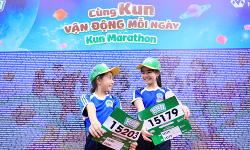 Can Tho abuzz with Kun Marathon race-kit distribution