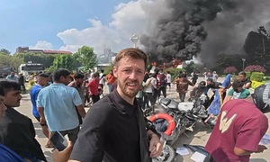 British tourist unexpectedly goes viral after filming Nepal protests