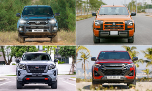 Vietnamese pickup truck sales dip in august
